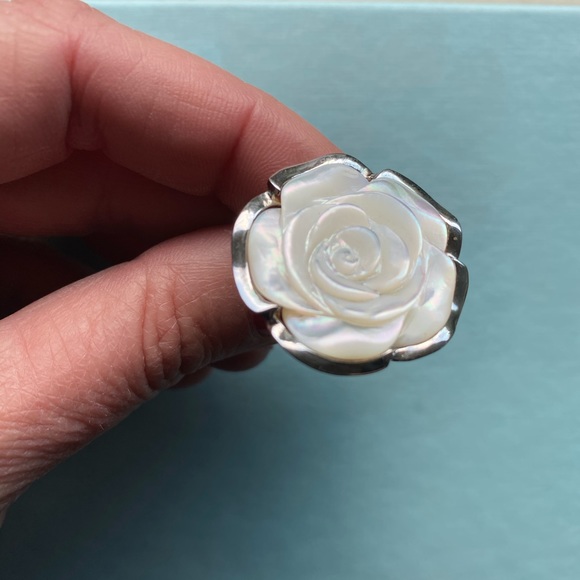 Mother of Pearl adjustable ring - Picture 5 of 5